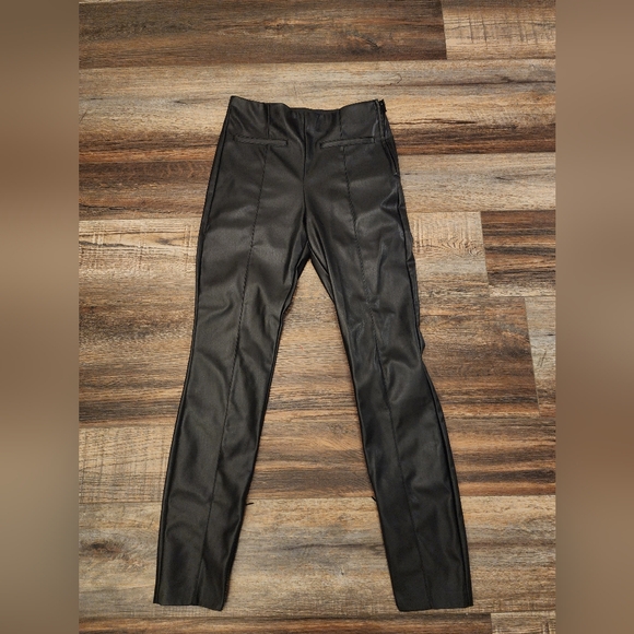 Zara faux leather pants, size small - Picture 1 of 6
